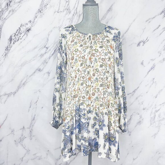 Free People | Lucky Loosey Tunic Dress in Honeysuckle Combo | Sz S